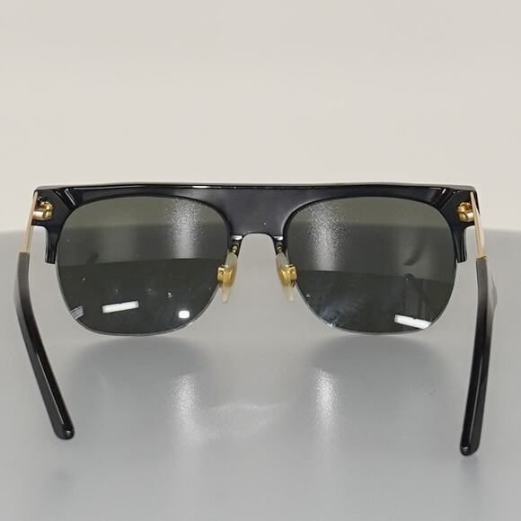 Retrosuperfuture Flat Top Andrea Francis Sunglasses BLK/GLD - Picture 4 of 7